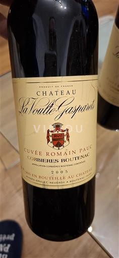 Languedoc Corbières-boutenac Château La Voulte-Gasparets Romain Pauc 2005