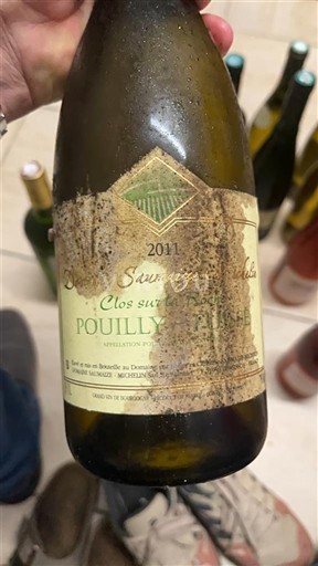 Loiren laakso Pouilly-fumé Domaine Masson-Blondelet Clos du Château Paladi 2011