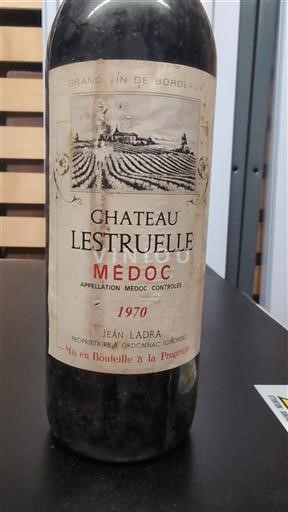 Bordeaux Médoc Château Lestruvelle 1970