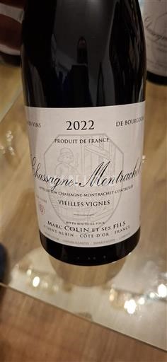 Burgundsko Chassagne-montrachet Premier Cru Marc Colin et Ses Fils Vieilles Vignes 2022