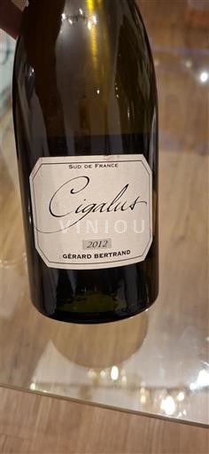 Rượu vang Blanc demi-sec Cigalus Gérard Bertrand 2012 Pháp Languedoc Không được chỉ định AOC