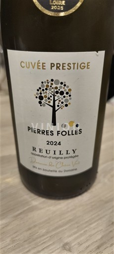 Valea Loarei Reuilly Domaine Chêne Vert Prestige 2024