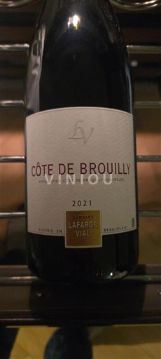 Beaujolais Côte-de-brouilly Lafarge Vial 2021