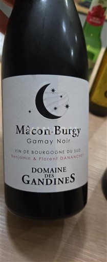 Burgundi Mâcon ja Mâcon-kylät Domaine S Gandines Ei vuosikertaa