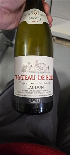 Vale do Ródano Côtes-do-ródano-villages Château Bord 2022