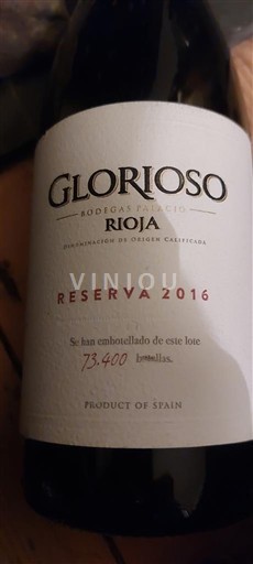 La Rioja Rioja Glorioso Reserva 2016