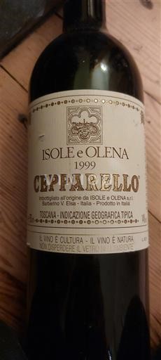 Toscana Määrittelemätön Isole e Olena Cepparello 1999