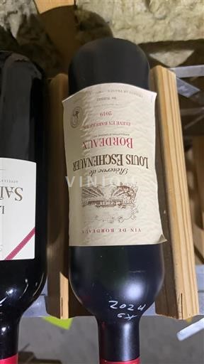 Vin Rouge sec Louis Eschenauer 2019 France Bordeaux AOC