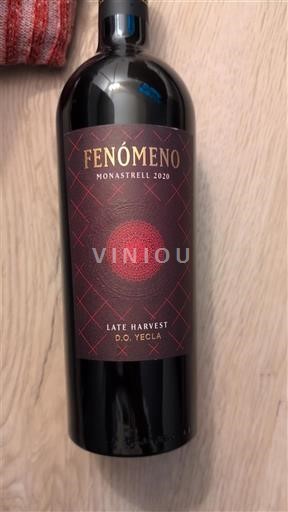 Murcia Yecla Fenómeno Late Harvest 2020