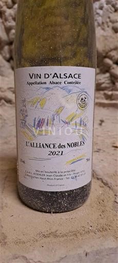 Alsace Château Humbrecht Jean-Claude L'Alliance des Nobles 2021