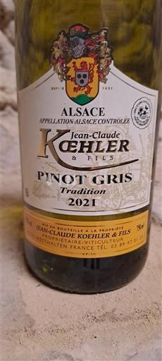 Alsace Jean-Claude Koehler & Fils Tradition 2021