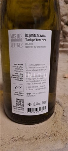 Languedoc Mas des Quernes Cambuse 2024