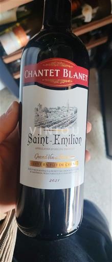 Bordeaux Saint-Émilion Grand Cru Chantet Blanet 2021