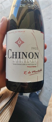 Viner Rouge sec R. de Montsalut 2022 Frankrike Loiredalen Chinon AOC