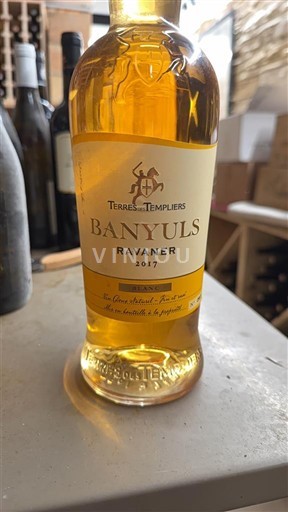 Roussillon Banyuls Terres des Templiers Ravaner 2017