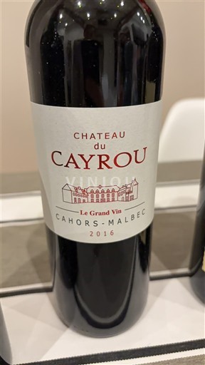 Sudoeste Cahors Château Cayrou Le Grand Vin 2016