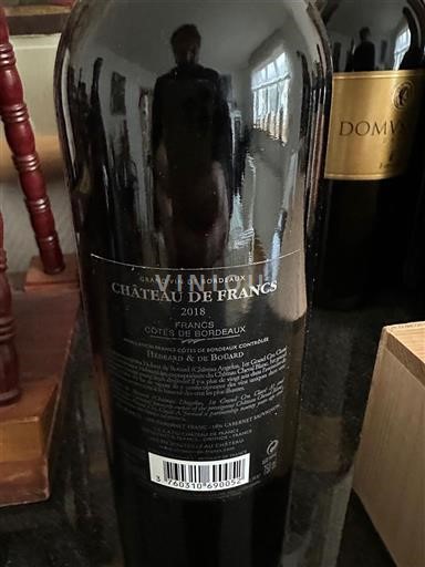 Bordeaux Côtes de Bordeaux Château Francs 2018