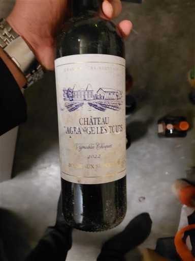 Bordeaux Bordeaux supérieur Château Lagrange Les Tours Vignoble Vignéant 2022