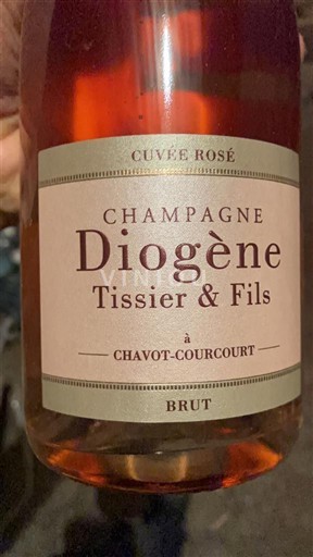 Champaña Champán Diogène Tissier & Fils Rosé Sin añada