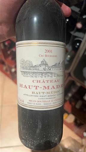 Bordeaux Haut-Médoc Château Haut-Madrac 2001