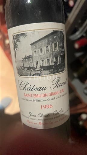 Bordeaux Saint-Émilion Grand Cru Grand Cru Château Panet 1996