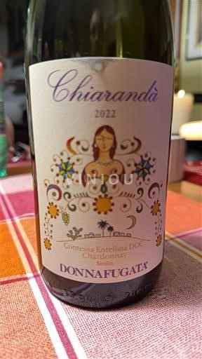Vinhos Blanc sec Chiarandà Donnafugata 2022 Itália Sicília Contessa Entellina DOC