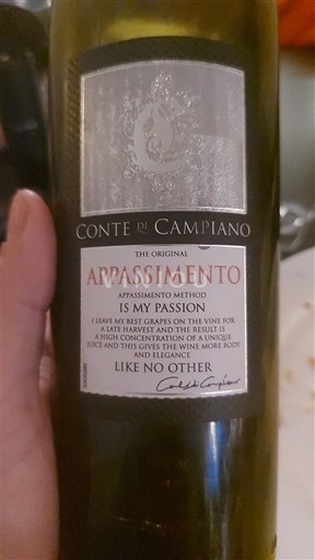 Puglia Nespecificat Conte di Campiano Appassimento Nemilésimat