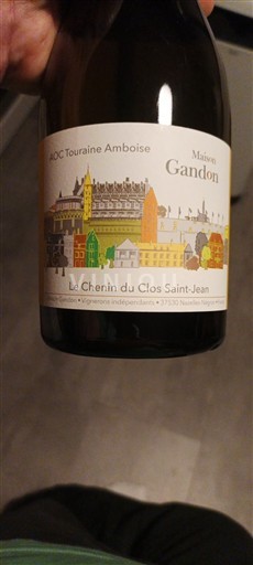 Valea Loarei Touraine-Amboise Maison Gandon Le Chenin du Clos Saint-Jean 2022