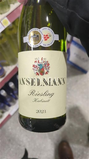 Pfalzul Palatinat Anselmann Riesling Kabinett 2023