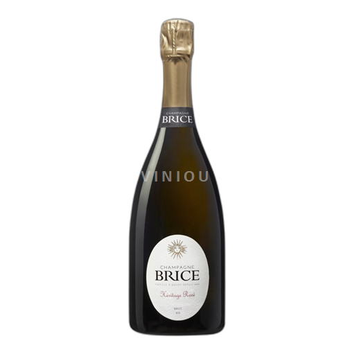 Champaña Champán Champagne Brice Héritage Rosé Sin añada