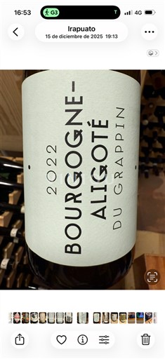 Borgoña Borgoña-Aligoté Du Grappin Aligote 2022