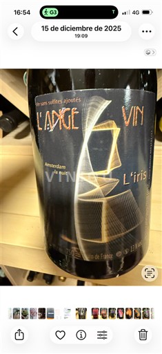 Valle del Loira No especificado L'Ange Vin L'iris Sin añada