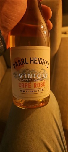 Regiunea de coastă Paarl Paarl Heights Cape Rosé Nemilésimat