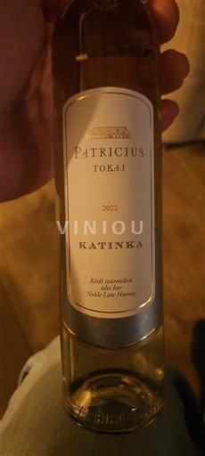 Tokaj Nespecificat Patricius Katinka 2022