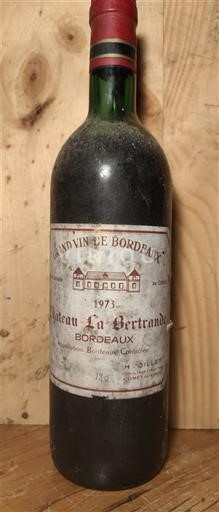 Bordeaux Loupiac Château La Bertrande Grand Vin de Bordeaux 1973