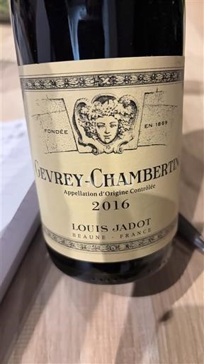 Bourgogne Gevrey-chambertin LOUIS JADOT 2016