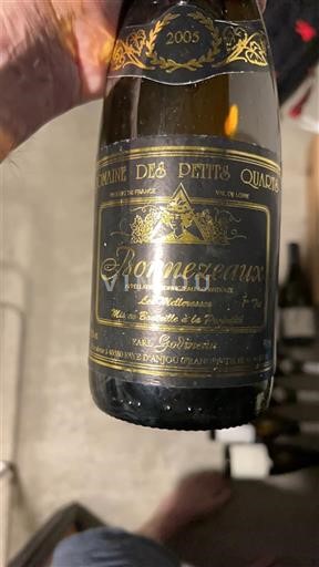Údolí Loiry Bonnezeaux Domaine S Petits Quarts 2005