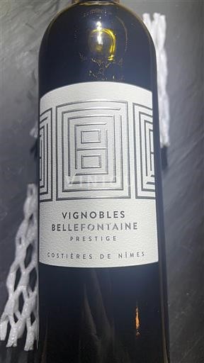 Rhônen laakso Nîmesin viinialue Vignobles Bellefontaine Prestige Ei vuosikertaa