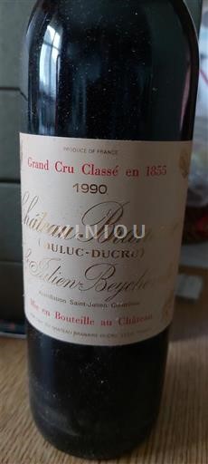 Bordeaux Saint-Julien Château Branaire-Ducru Saint Julien de Beychevelle 1990