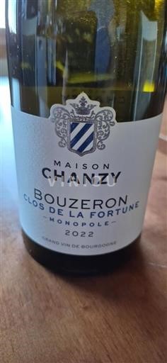 Burgundia Bouzeron Maison Chanzy Clos de la Fortune Monopole 2022
