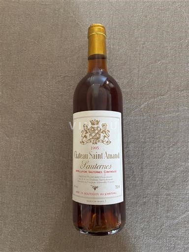 Бордо Сотерн Château Saint-Amand 1995