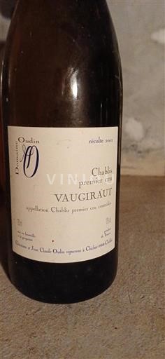Burgundy Chablis Premier Cru Domaine Oudin Vaugiraud 2004