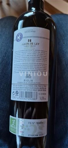 La Rioja Rioja Baron de Ley Varietales Graciano 2020