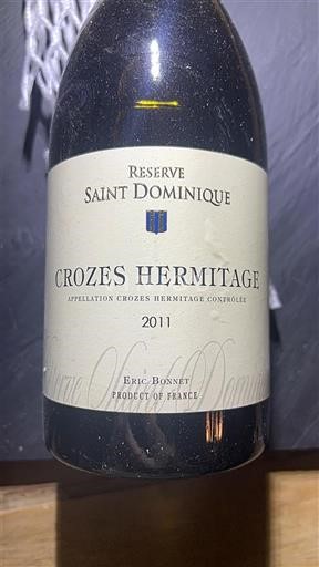 Valea Ronului Crozes-Hermitage Réserve Saint Dominique 2011