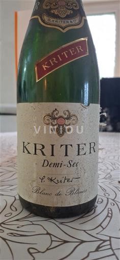 Champaña Champán KRITER Sin añada