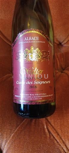 Alsace Bernard Walter et Fils des Seigneurs 2018