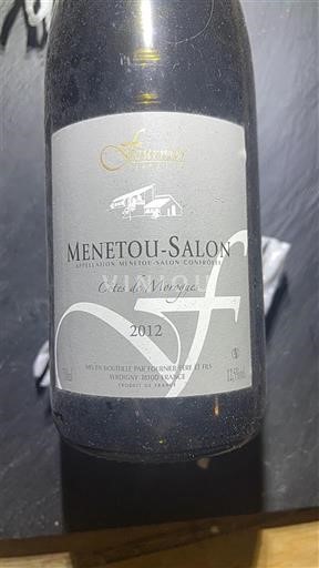 Valea Loarei Menetou-Salon J. Minchin Côtes de Morogues 2012