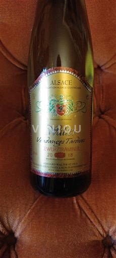 Alzacija Gewürztraminer Vendanges Tardives Bernard Walter et Fils 2018 2018