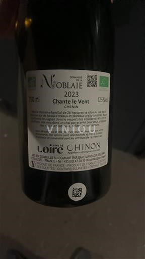 Loire-dalen Chinon Domaine La Noblaie Chante le Vent 2023