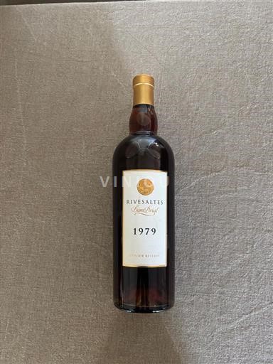 Roussillon Rivesaltes Vignobles Dom Brial Grande Réserve Ambré 1979